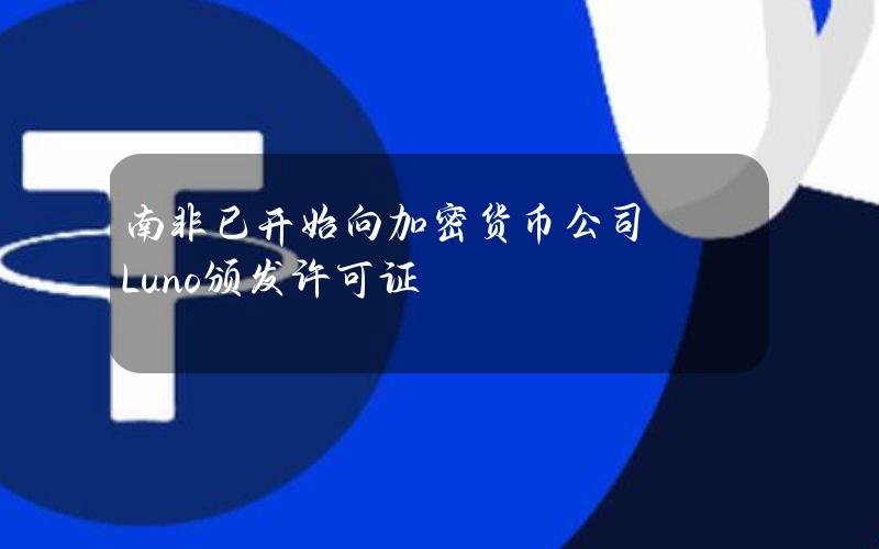 南非已开始向加密货币公司Luno颁发许可证