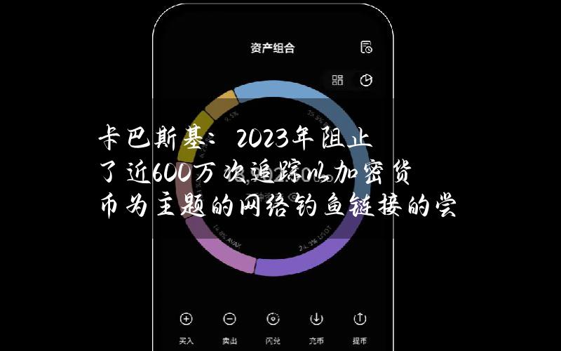 卡巴斯基：2023年阻止了近600万次追踪以加密货币为主题的网络钓鱼链接的尝试