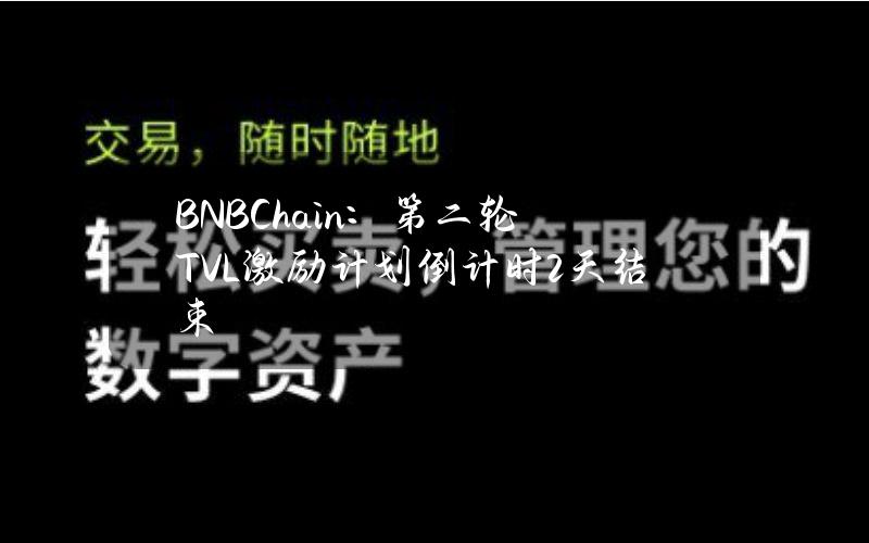 BNBChain：第二轮TVL激励计划倒计时2天结束