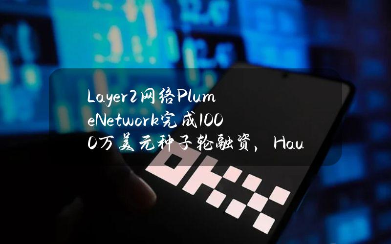 Layer2网络PlumeNetwork完成1000万美元种子轮融资，HaunVentures领投