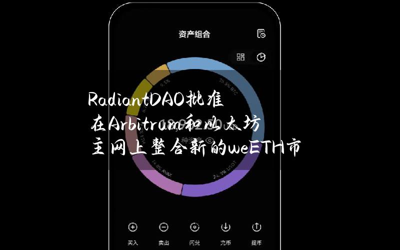 RadiantDAO批准在Arbitrum和以太坊主网上整合新的weETH市场